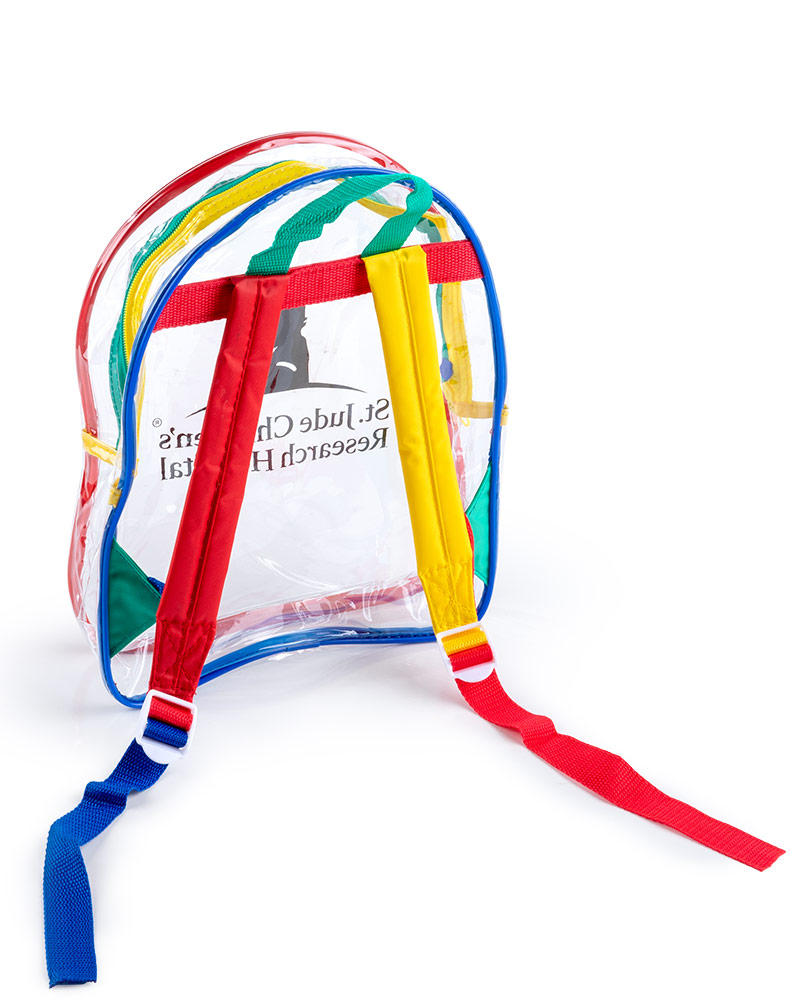 Multi-Colored Kids Transparent Backpack